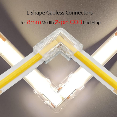 وصلة زاوية بين شريطين ليد 24 فولت IP20 عرض 8 ميلميتر عدد 10 قطع- Kray وصلة زاوية بين شريطين ليد 24 فولت IP20 عرض 8 ميلميتر عدد 10 قطع- Kray