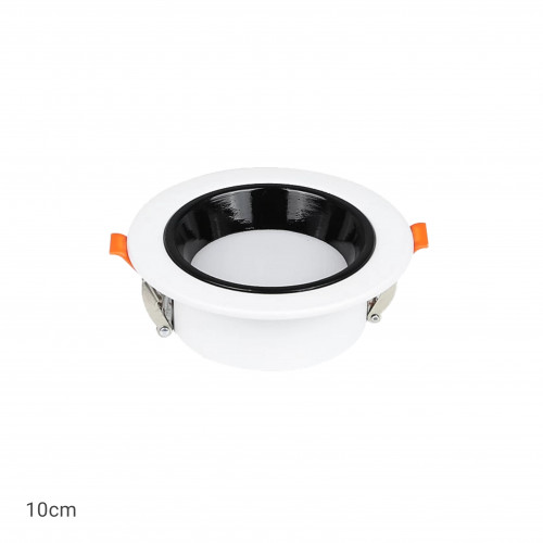 داون لايت بنل مانع توهج جسم أبيض 10 سم 12 وات داون لايت بنل مانع توهج جسم أبيض 10 سم 12 وات