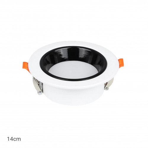 داون لايت بنل مانع توهج جسم أبيض 14 سم 24 وات داون لايت بنل مانع توهج جسم أبيض 14 سم 24 وات