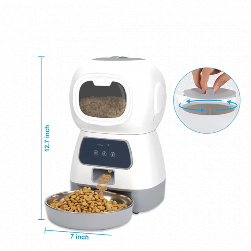 جهاز الطعام الجاف التعبئة الذاتية الالكتروني بتحكم من الجوال