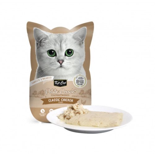كت كات بيتيت طعام متكامل ومتوازن كلاسيك دجاج في جيلي طعام رطب للقطط, 70 جرام