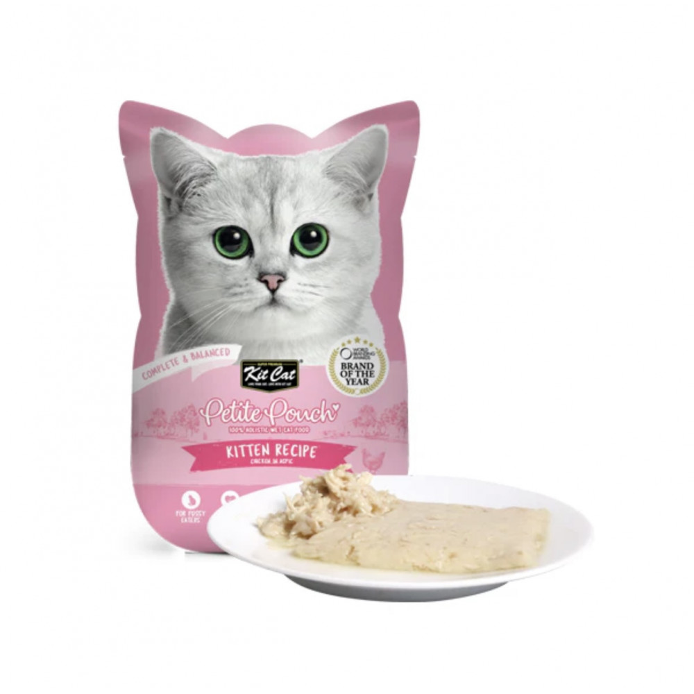 كت كات بيتيت طعام متكامل ومتوازن الدجاج في جيلي طعام رطب للكتين, 70 جرام