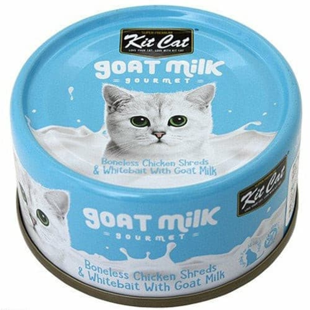 كت كات شرائح الدجاج منزوع العظم مع سمك المحيط الأبيض وحليب الماعز 70 جرام كت كات شرائح الدجاج منزوع العظم مع سمك المحيط الأبيض وحليب الماعز 70 جرام