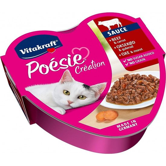 فيتا كرافت طعام قطط رطب باللحم البقري و الجزر 85جرام