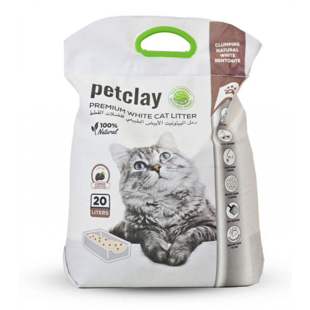 رمل بيت كلاي عالي التكتل بالقهوة 20 لتر رمل بيت كلاي عالي التكتل بالقهوة 20 لتر