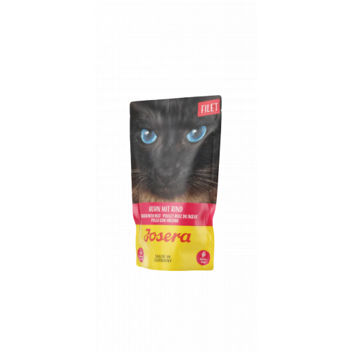 جوسيرا اظرف رطب فيليه دجاج ولحم بقري 70 جرام جوسيرا اظرف رطب فيليه دجاج ولحم بقري 70 جرام