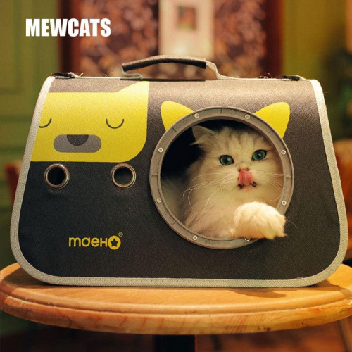 حقيبة للقطط للتنقل وسط