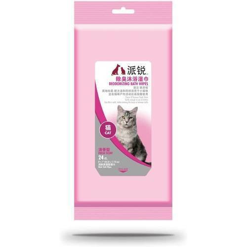 مناديل بيوري للاستحمام الجاف للقطط برائحة منعشة ٢٤ قطعة مناديل بيوري للاستحمام الجاف للقطط برائحة منعشة ٢٤ قطعة