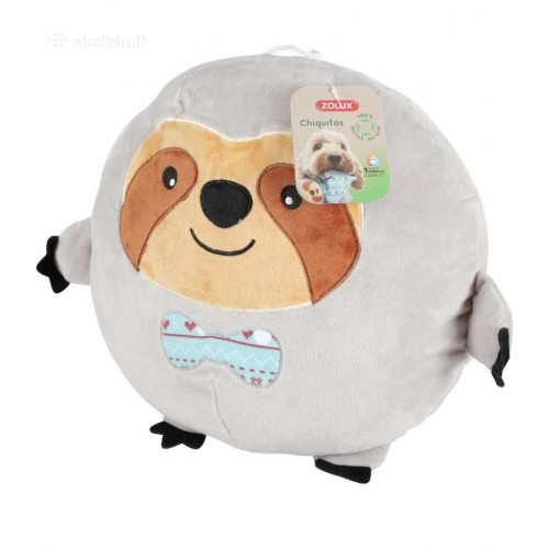 لعبة الكسلان للكلاب والقطط شكل دائري لون رمادي زولكس تشيكيتوس 