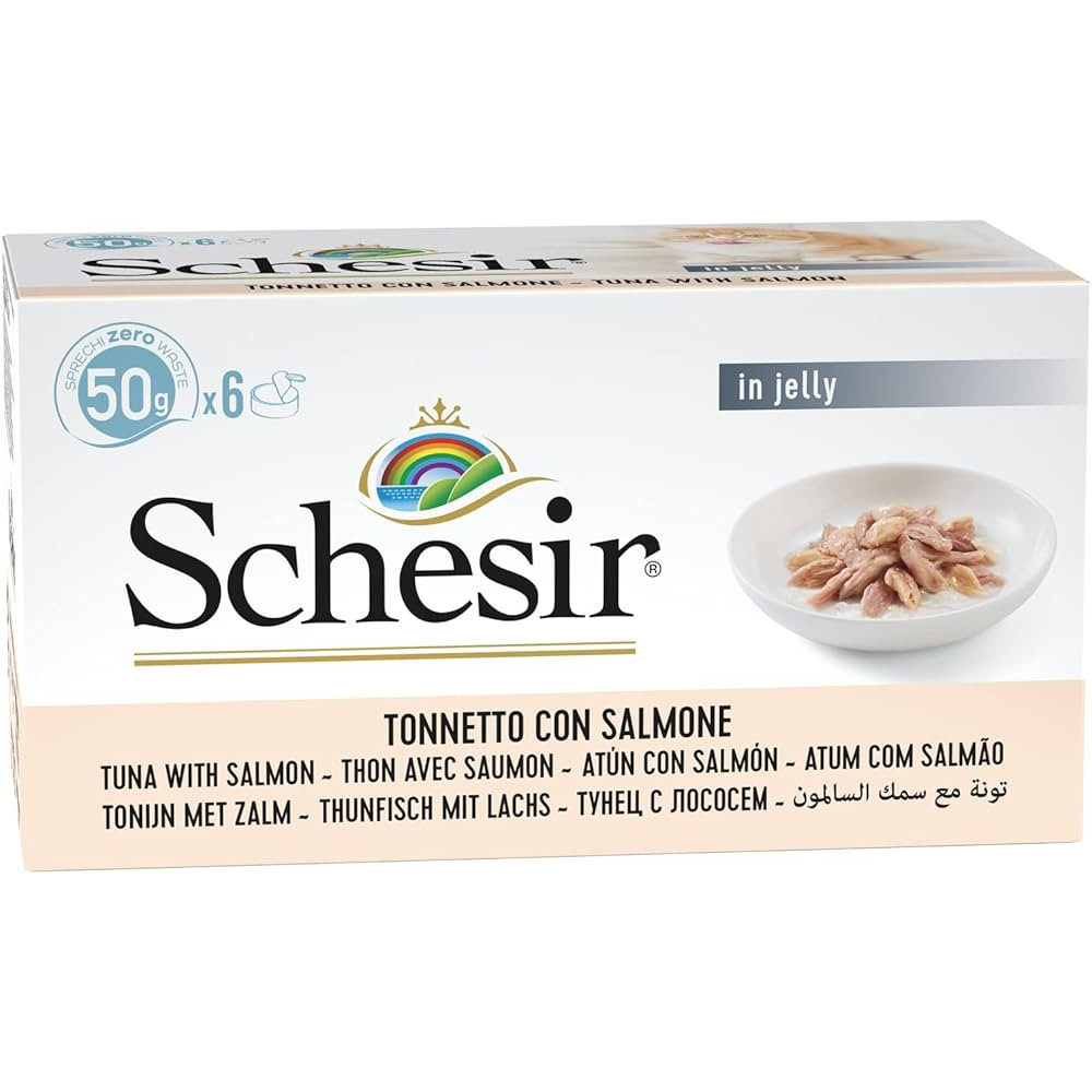 شيزر معلبات تونا مع السلمون في الجلي 6×50غ