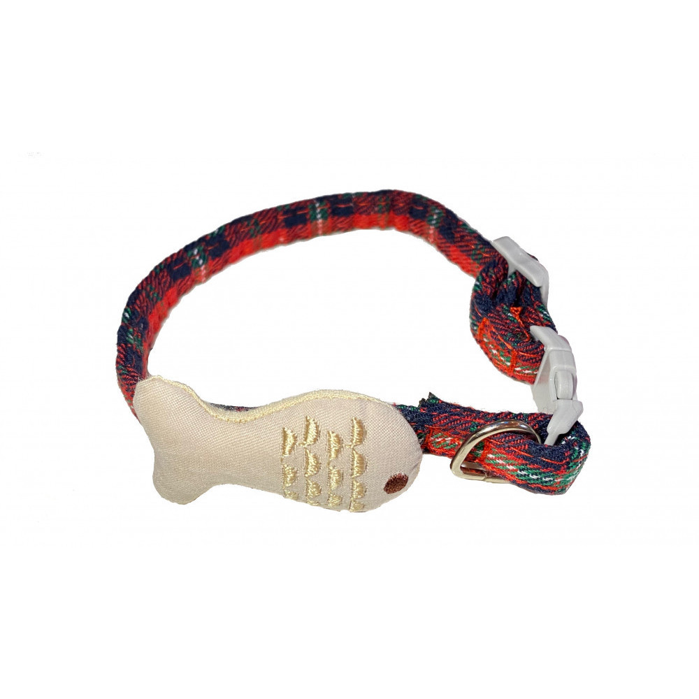 طوق قطني بتصميم سمك لطيف