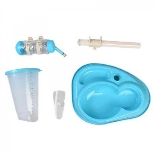 وحدة تغذية ذاتية للطعام الجاف والماء