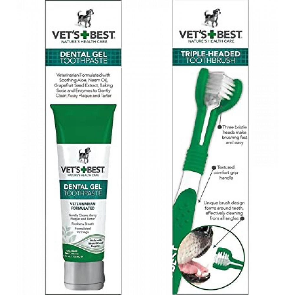 طقم فرشاة ومعجون للعناية بأسنان الكلاب طقم فرشاة ومعجون للعناية بأسنان الكلاب