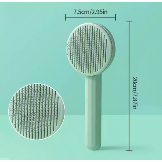 مشط حديد مع ضاغط تنظيف ذاتي