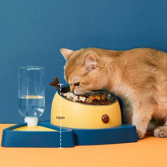 صحن طعام بتصميم غزال لطيف مع مشربية حجم كبير صحن طعام بتصميم غزال لطيف مع مشربية حجم كبير