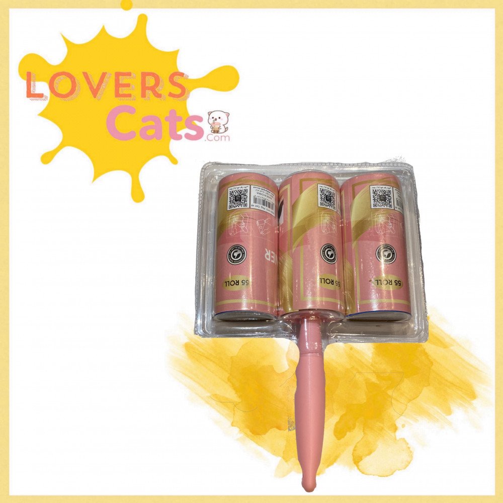 رول لاصق لإزالة شعر الحيوانات 3قطع رول لاصق لإزالة شعر الحيوانات 3قطع