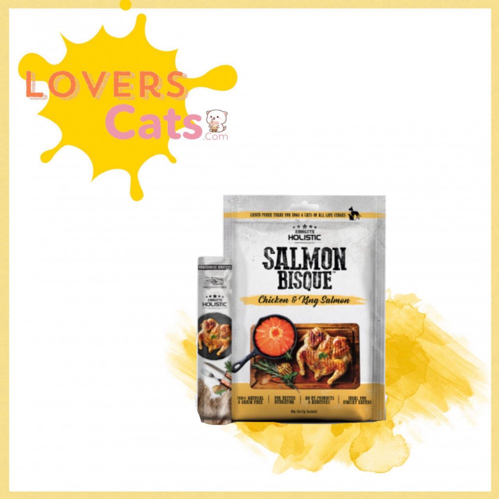 مكافأة قطط وكلاب بالدجاج والسلمون 5 اكياس*12غ