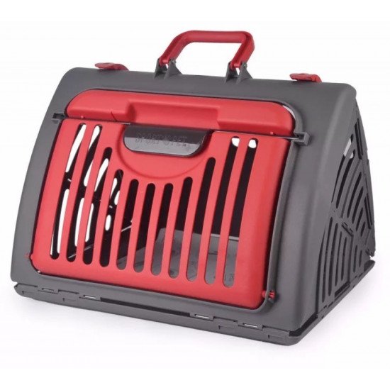 قفص قطط وكلاب للتنقل شكل مثلث