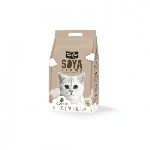 كت كات رمل قطط الصويا بالقهوة 7لتر
