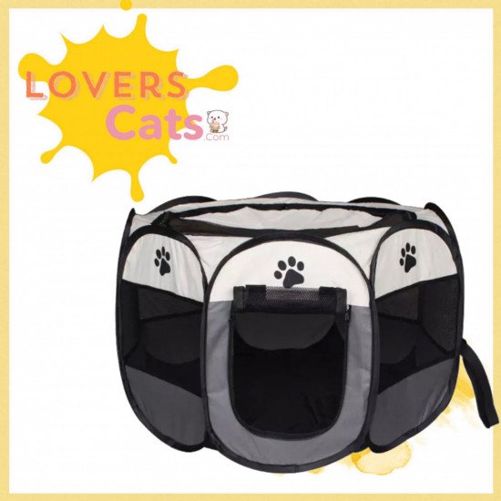 خيمة قطط وسط تصميم لطيف خيمة قطط وسط تصميم لطيف