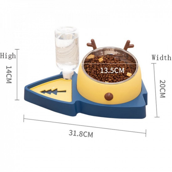 صحن طعام بتصميم غزال لطيف مع مشربية حجم كبير صحن طعام بتصميم غزال لطيف مع مشربية حجم كبير