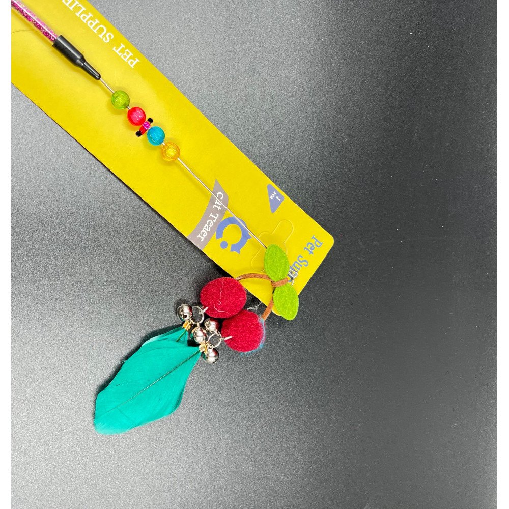 سنارة قطط مع جرس الوان متعدده سنارة قطط مع جرس الوان متعدده