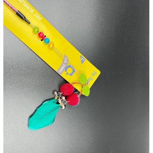 سنارة قطط مع جرس الوان متعدده سنارة قطط مع جرس الوان متعدده