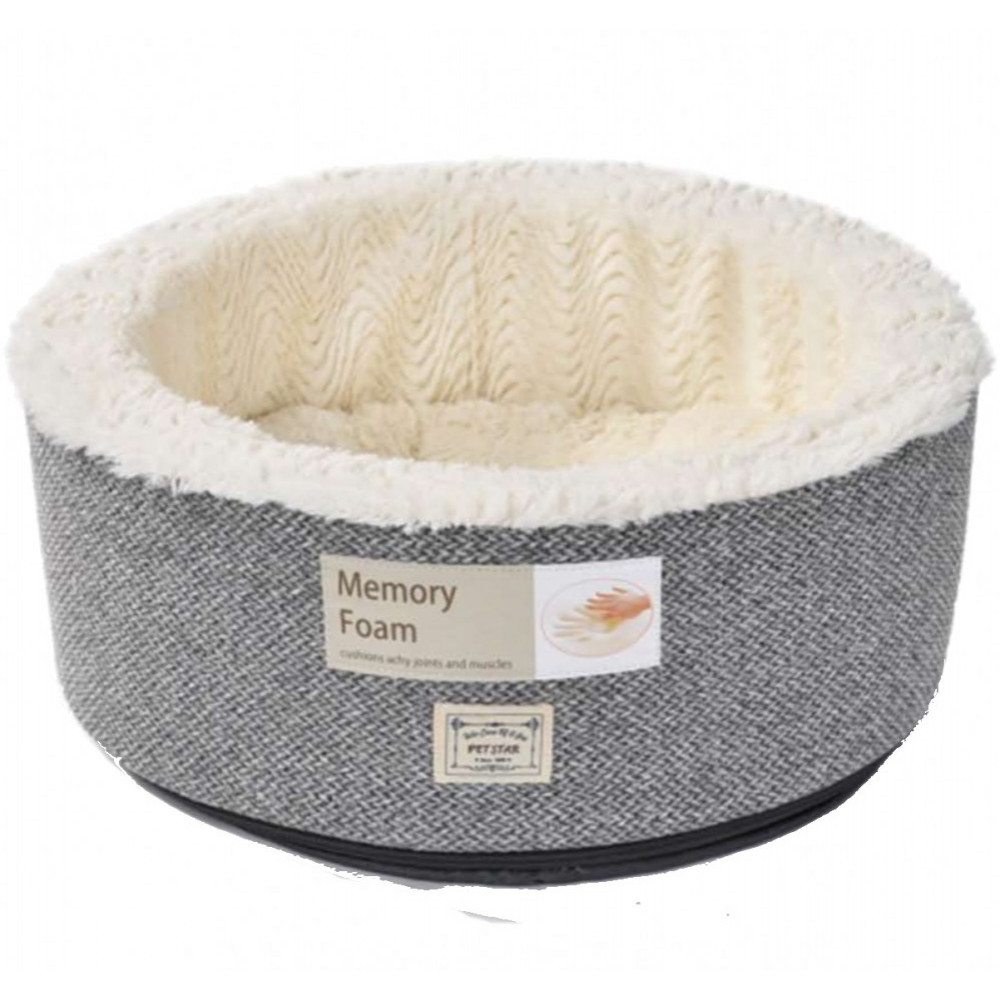 سرير قطط فيلاين قو من الفوم مريح رصاصي