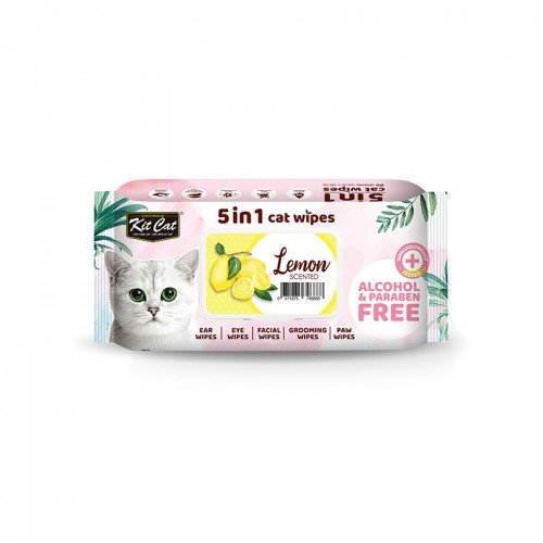 مناديل معطرة 5 في 1 برائحة الليمون 80قطعة