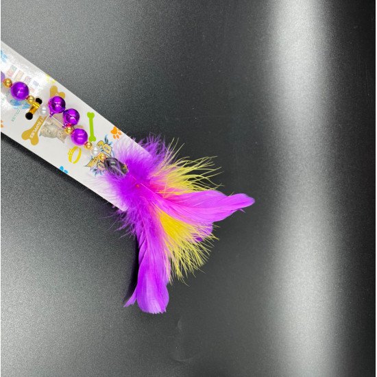 سنارة قطط بريش مع جرس الوان متعدده سنارة قطط بريش مع جرس الوان متعدده