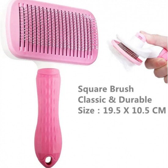 مشط حديد مع ضاغط تنظيف ذاتي مشط حديد مع ضاغط تنظيف ذاتي