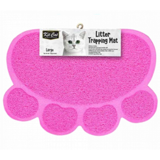 دعاسة حصيرة كت كات كبيرة لحوض الرمل شكل بصمة اليف ٤٥سم*٦٠سم