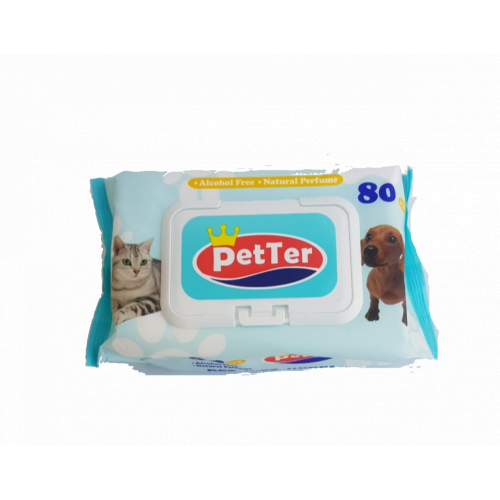 مناديل معطره للقطط و الكلاب 80 منديل مناديل معطره للقطط و الكلاب 80 منديل