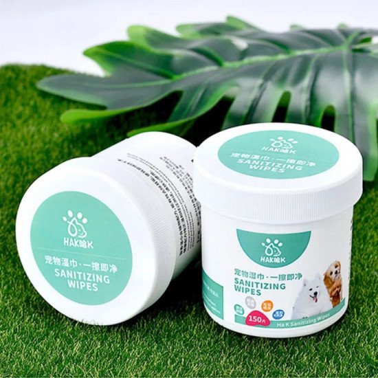 مناديل  لتنظيف  القطط والكلاب 150 منديل