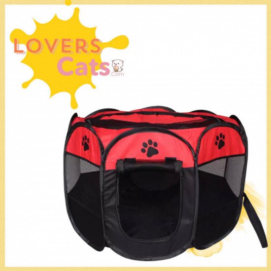 خيمة قطط وسط تصميم لطيف خيمة قطط وسط تصميم لطيف