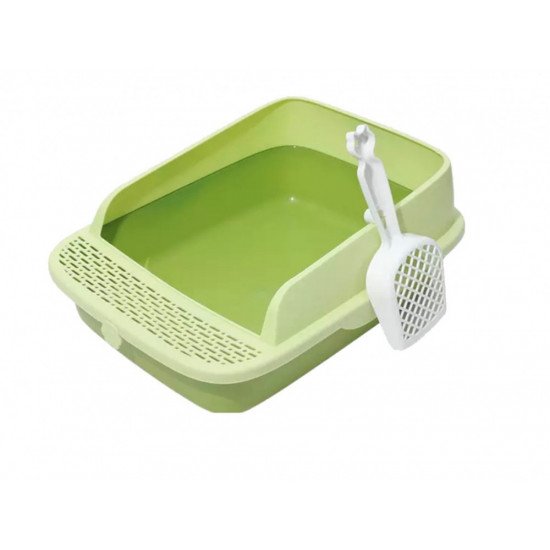 ليتربوكس حوض رمل بتصميم اطراف شبك مع مجرفة ليتربوكس حوض رمل بتصميم اطراف شبك مع مجرفة