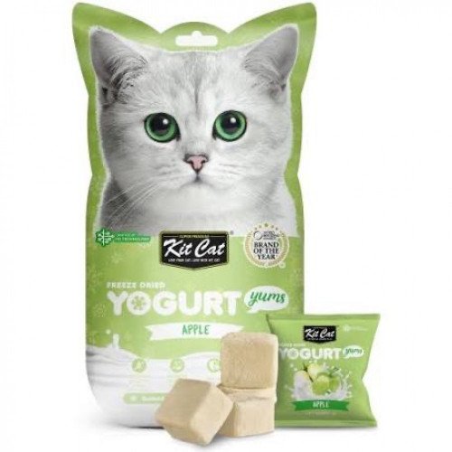 كت كات يوقارت بالتفاح مكافاة للقطط 10جرام