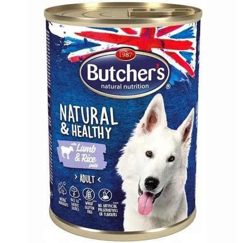 طعام كلاب رطب بالدجاج والأرز ولحم الضأن 2علب من كل نكهة