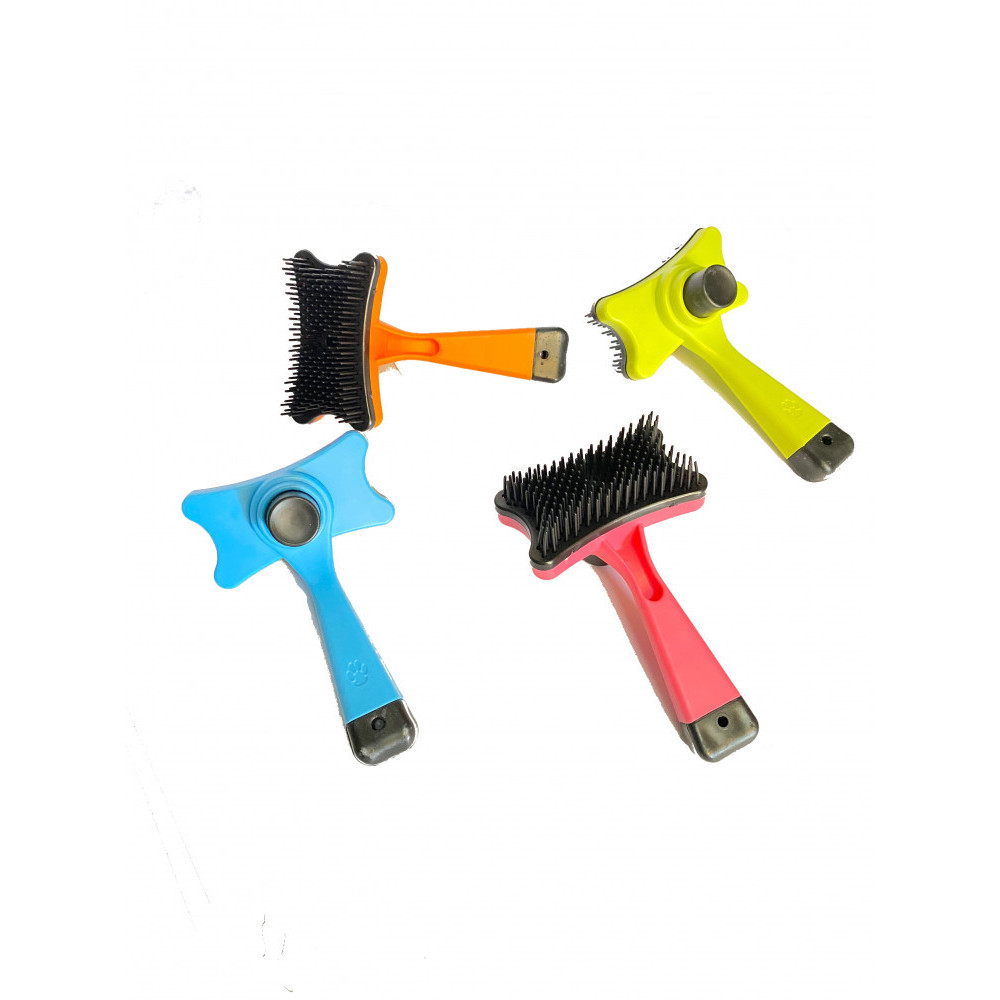 مشط لشعر القطط بضاغط للتنظيف الذاتي مشط لشعر القطط بضاغط للتنظيف الذاتي