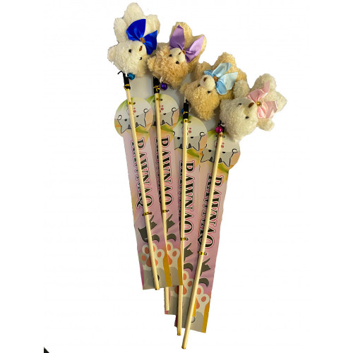 سنارة قطط بدمية دب  الوان متعدده