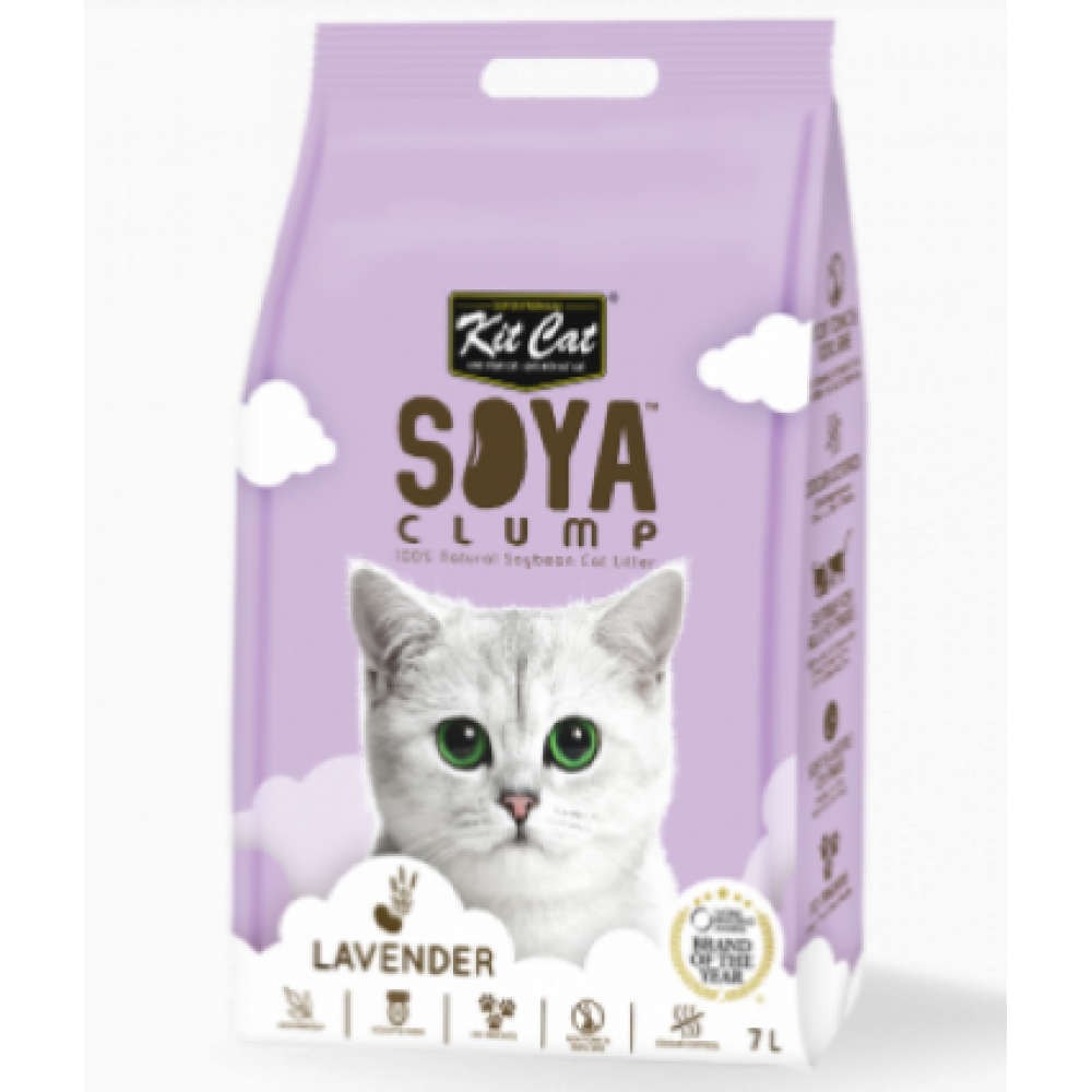 كت كات رمل قطط بفول الصويا ورائحة اللافندر 7لتر