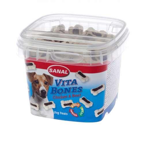 مكافأة كلاب لدعم العظام باللحم والدجاج 100غ مكافأة كلاب لدعم العظام باللحم والدجاج 100غ