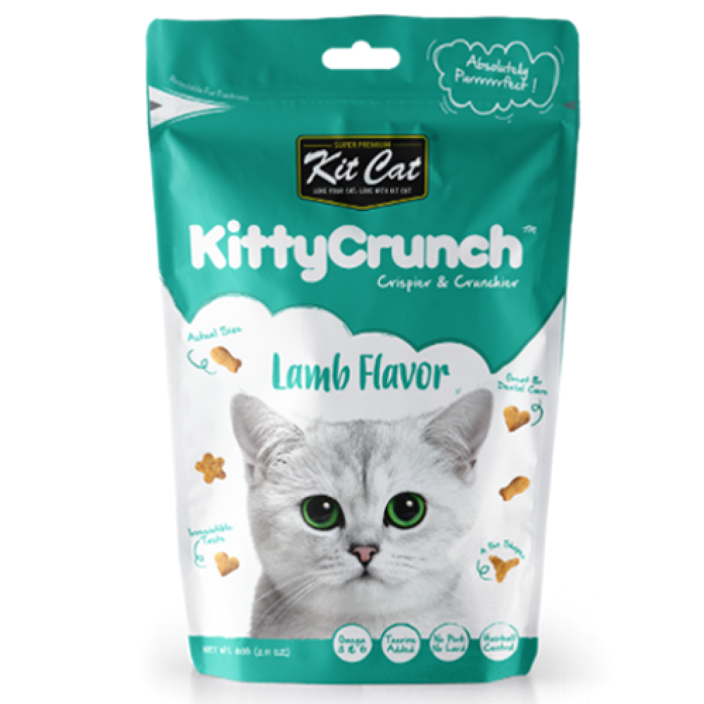كت كات كيتي كرنش اظرف مكافآت بنكهة لحم الخروف 60غ
