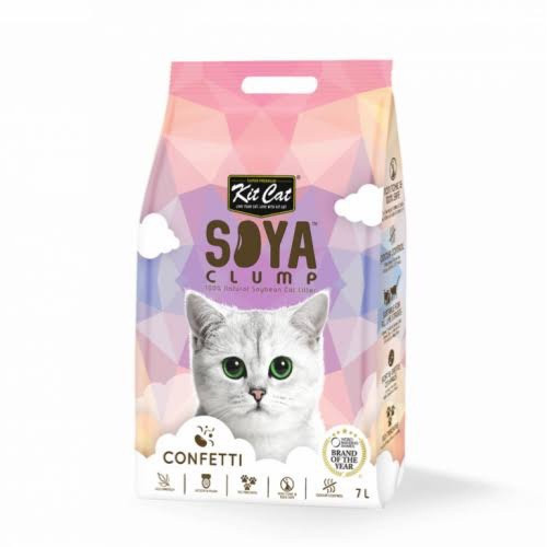 كت كات رمل قطط الصويا رائحة خفيفة 7لتر