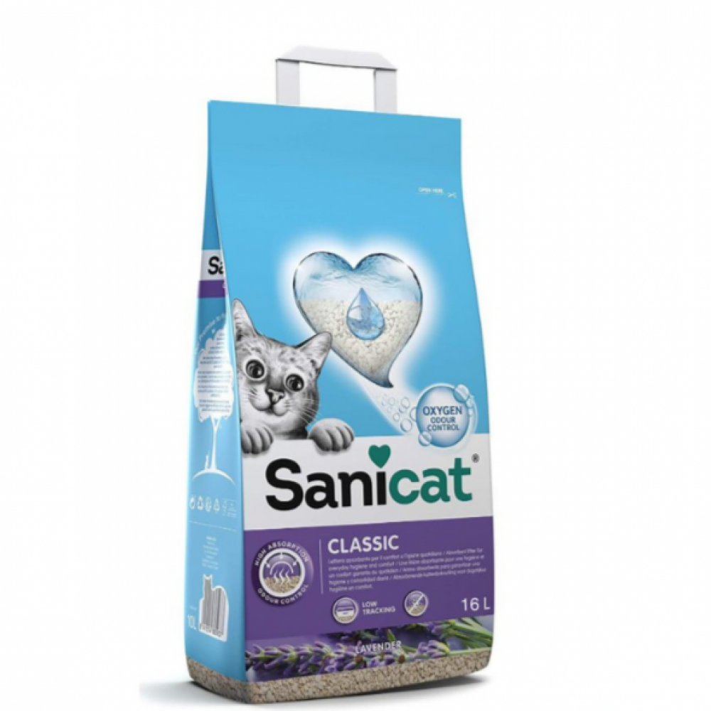 ساني كات رمل كلاسيك لافندر 16 لتر