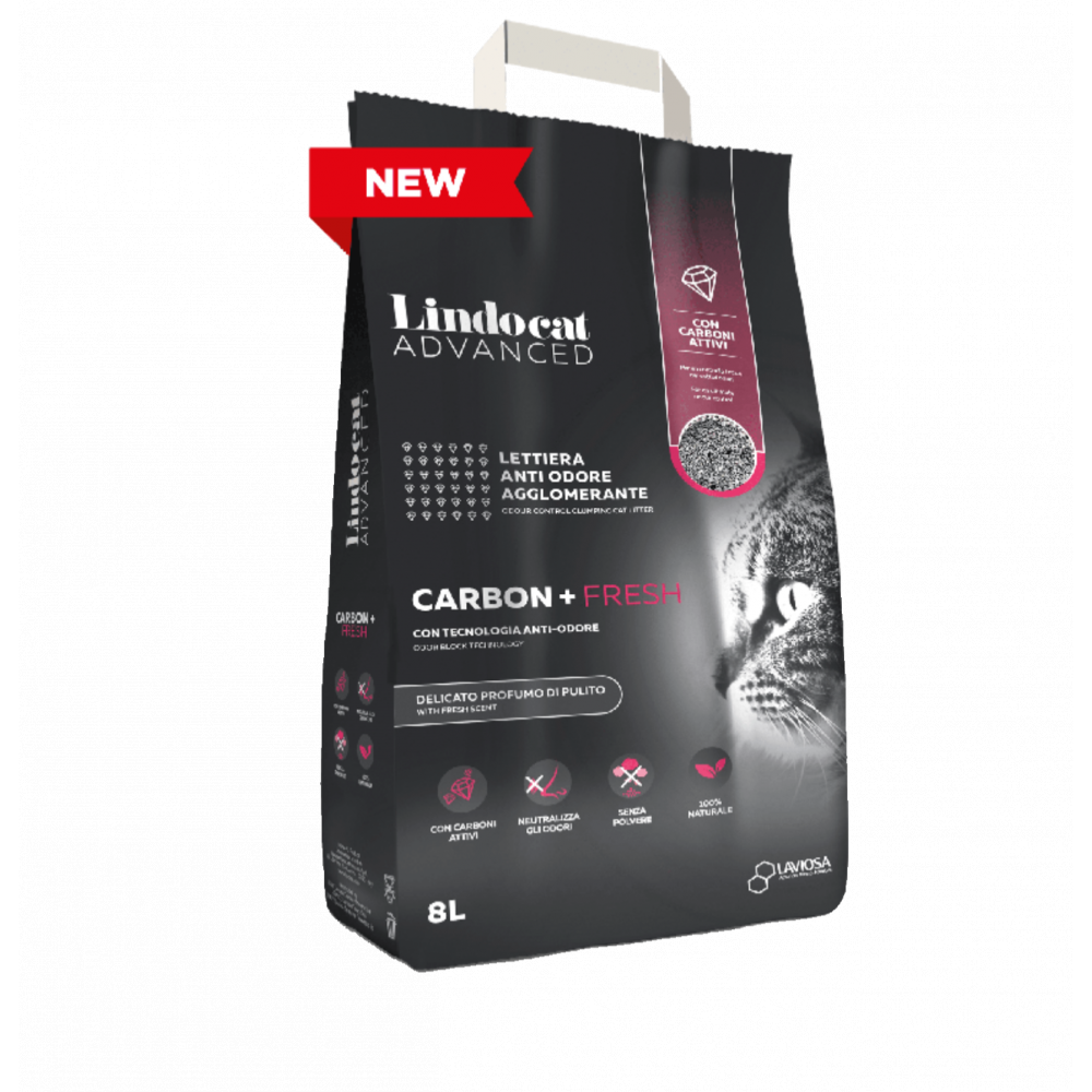 رمل ليندو كات ادفانسد كربون 8 لتر رمل ليندو كات ادفانسد كربون 8 لتر