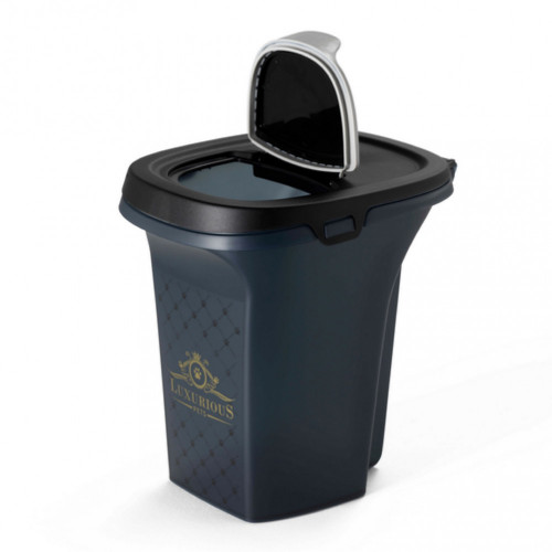 حافظة طعام جاف انيقة باللون الاسود من موديرنا 6 لتر