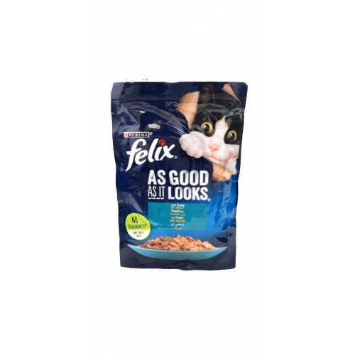 اظرف رطبة فيلكس للقطط البالغة تونا بالجلي 85جرام اظرف رطبة فيلكس للقطط البالغة تونا بالجلي 85جرام