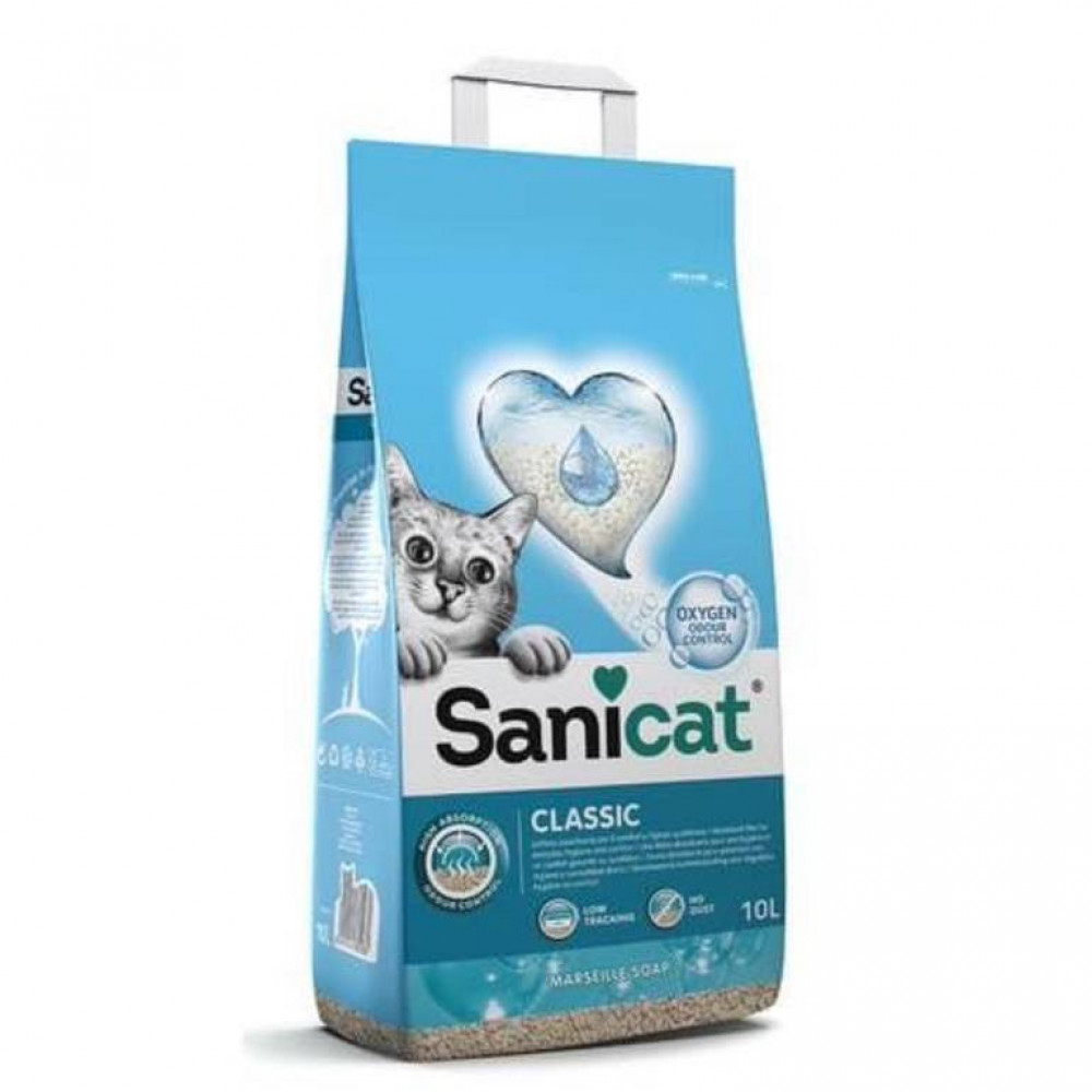 رمل ساني كات  كلاسيك  برائحة الصابون المرسيلي 10 لتر