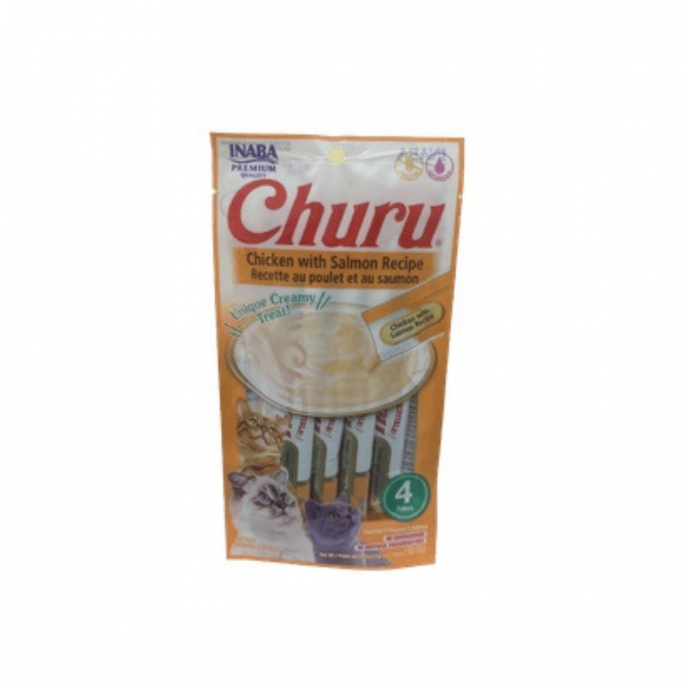 اينابا تشورو مكافأة هريس الدجاج مع السلمون 4 أظرف*14غ